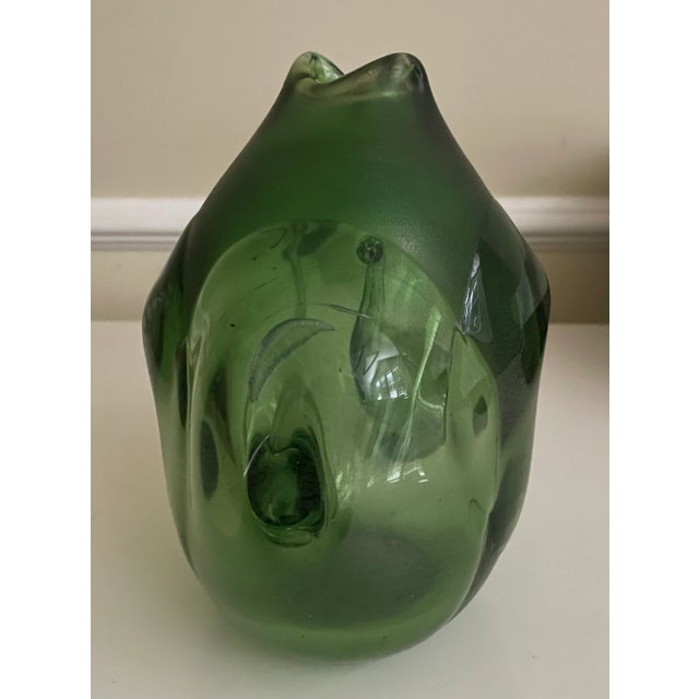 Signed Iridescent Glass Vase by Robert C. Fritz For Sale - Image 4 of 12