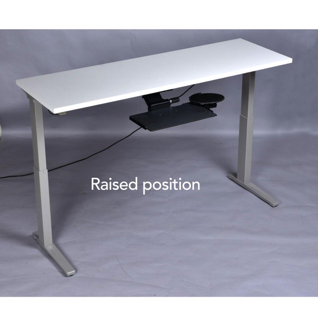 Herman Miller 70 Inch Power Operated Sit to Stand Desk Table For Sale - Image 16 of 18