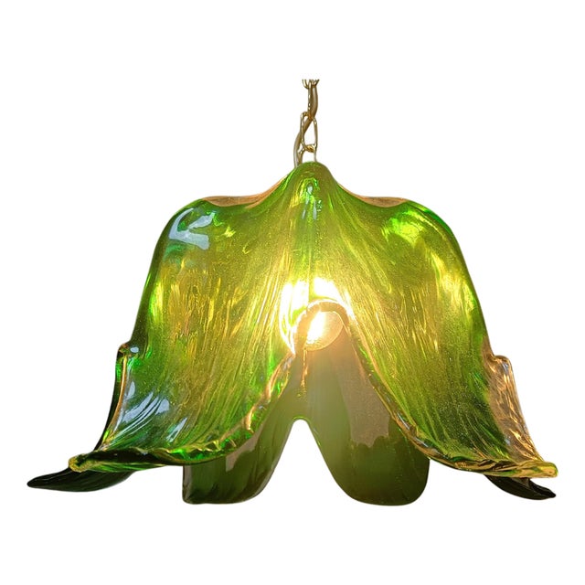 Vintage Murano Glass Pendant Light from Mazzega, 1960s For Sale