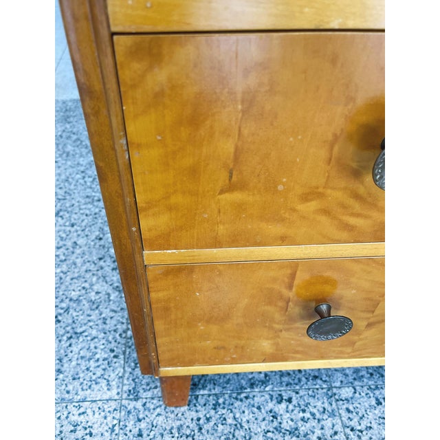 1940s Swedish Modern Birch Wood Chest of Drawers For Sale - Image 11 of 15