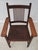 Age: C.1900-1910 Details: High Quality Construction Arts & Crafts Style Oak Stretcher Base Frame Original Leather Seat...