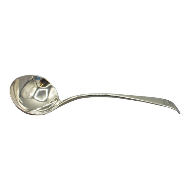 1810 English George III Sterling Silver Gravy Ladle For Sale