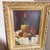 Red Vintage French Still Life Painting Framed For Sale - Image 8 of 9