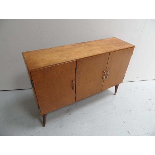 Vintage Sideboard with Three Doors, 1950s For Sale - Image 10 of 11