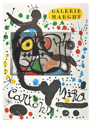 Vintage Poster for Exhibition at Galerie Maeght, 1978