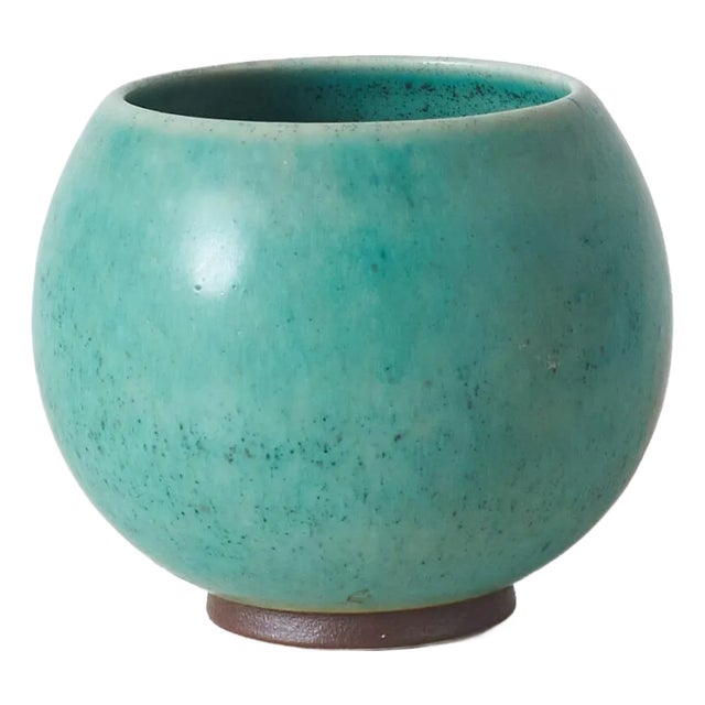 Round Vase by Eva Stæhr Nielsen for Saxbo For Sale