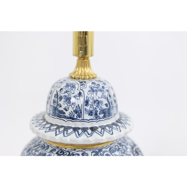 Metal Earthenware and Bronze Lamps, 1880s, Set of 2 For Sale - Image 7 of 13