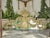 English 19th Century Brass and Mirror Architectural Element with Floral Decor For Sale In Atlanta - Image 6 of 12