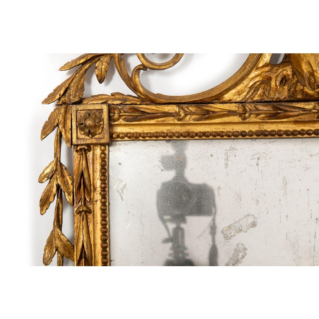 Fine Chinese Chippendale Pagoda Carved Giltwood Wall Mirror, English C. 1775 For Sale - Image 6 of 18