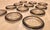 Beautiful Italian glass & silver plate coasters marked "Leonard" & "Silver Plated Italy". This is a sophisticated way to...