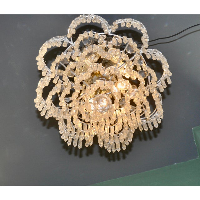 Vintage Crystal Chandelier, 1960s For Sale - Image 9 of 18