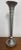 Vintage Hammered Metal Tall Taper Candle Holder Candlestick Silver Tone Decor For Sale - Image 4 of 11