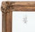 Italian Rococo Style Carved Wood Framed Mirror, with shell motif and distressed finish. Mirror plate: 47.25" H x 27.5" W;...