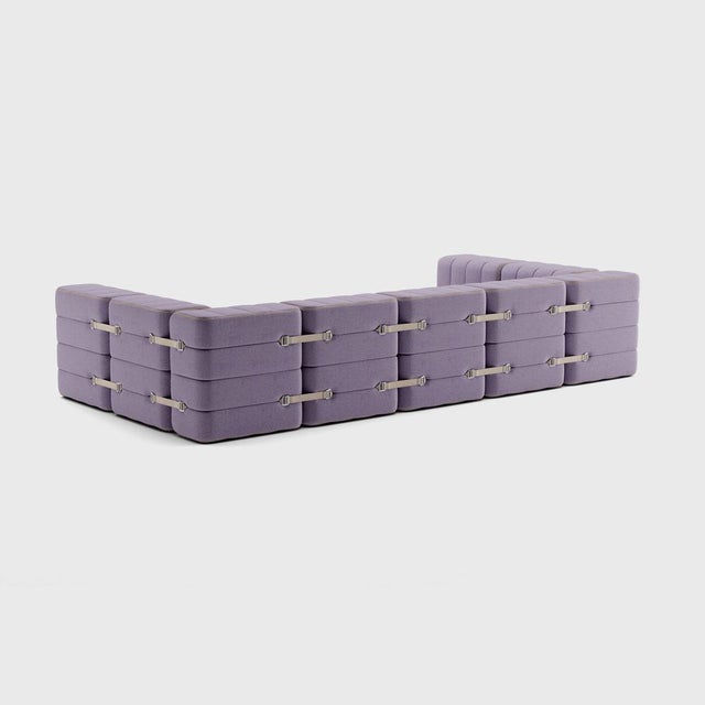 Contemporary Flexible U-Sofa from Ambivalenz, Set of 15 For Sale - Image 3 of 5