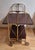 1970s Vintage Tea Trolley with Metal Frame with Wheels and Formica Floors with Mahogany Veneer on the Back, 1970s For Sale - Image 5 of 11