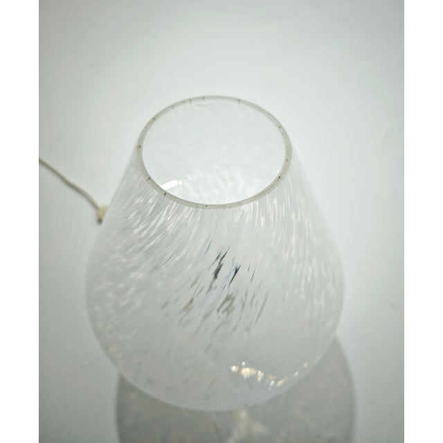 Glass Marbled Murano Glass Table Lamp, 1970s For Sale - Image 7 of 10