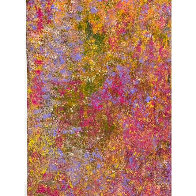 Pink Sharon Cannon "Giverny Ii" Abstract Oil Painting Color Field Canvas La Artist For Sale - Image 8 of 18