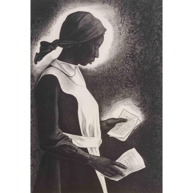 Elizabeth Catlett (American/Mexican, 1915-2012), "Celie", Lithograph, 1986, signed in pencil and dated lower right, titled...