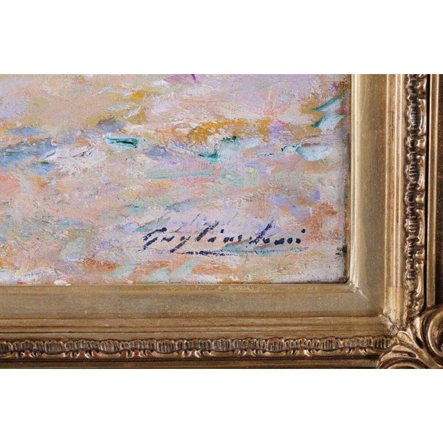 Julien Gustave Gagliardini, French Provence Coastal, 19th Century, Oil on Canvas, Framed For Sale - Image 3 of 5