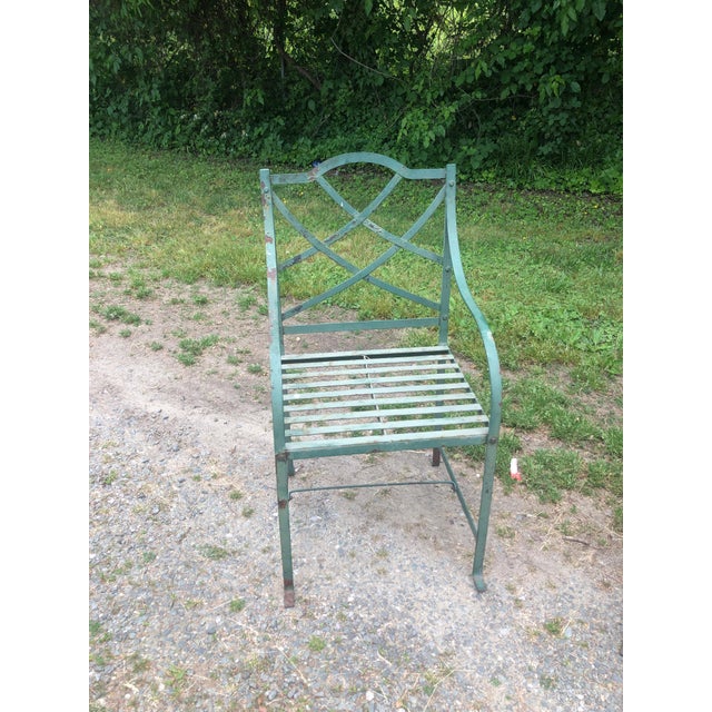 Set of Three Strap Iron Garden Suite For Sale In Raleigh - Image 6 of 12