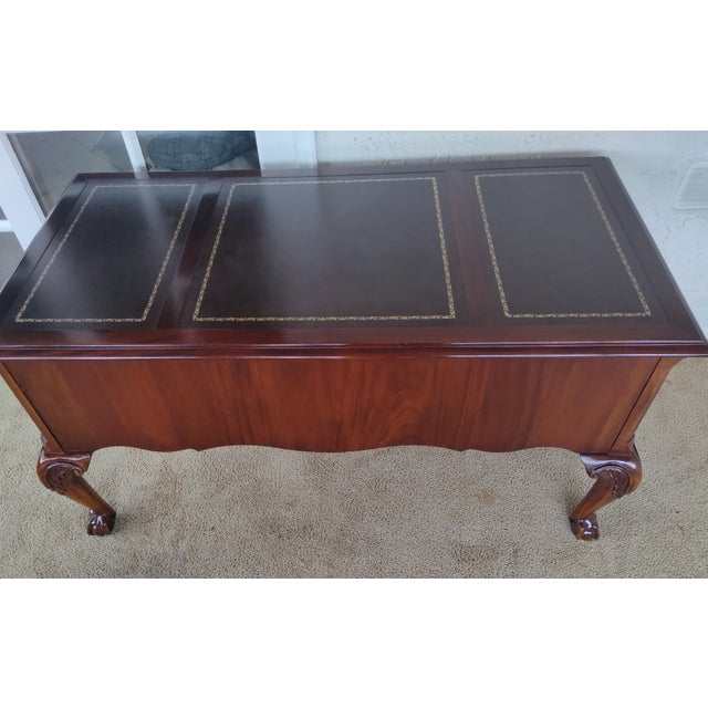 1980s Hekman Writing Desk For Sale - Image 10 of 13