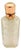 Glass Perfume Bottle with Gold Lid For Sale