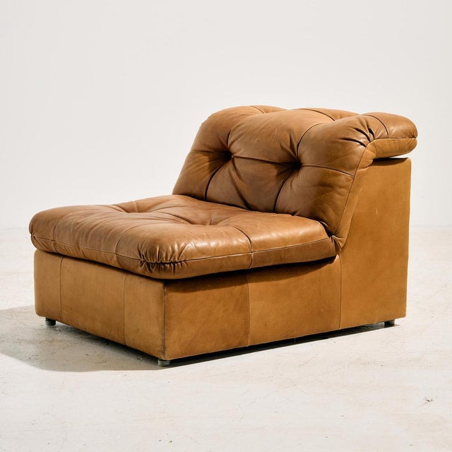 Modular Leather Sofa Set, 1970s, Set of 3 For Sale - Image 17 of 18