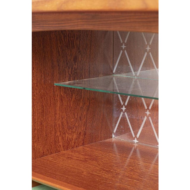 Brown Teak Veneer Sideboard, 1960s For Sale - Image 8 of 15