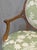 Wood Vintage French Louis XVI Style Armchairs With Green and Cream Upholstery - A Pair For Sale - Image 7 of 12