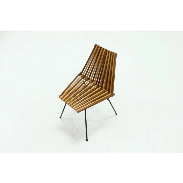 Slat Chair from Rohé, 1960s For Sale - Image 4 of 12