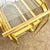 Gold Hollywood Regency Gold 3 Tier Bar Cart on Casters For Sale - Image 8 of 12