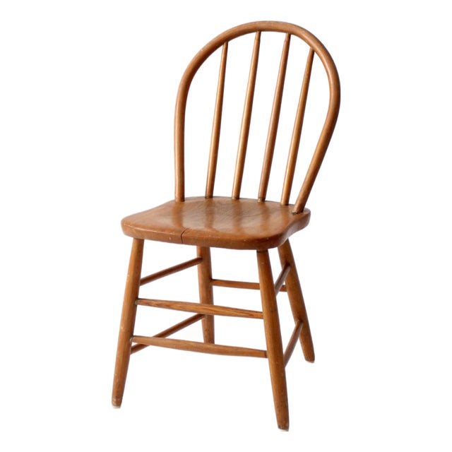 Vintage Windsor Farmhouse Dining Chair For Sale