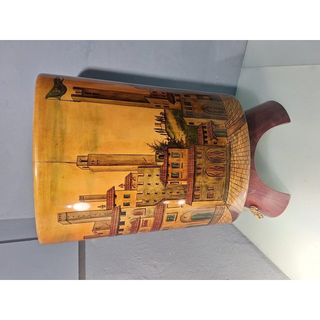 Vintage Bar Cabinet in Parchment by Aldo Tura for Tura, 1950s For Sale - Image 14 of 18