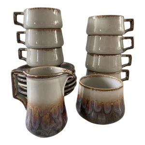 Vintage Bing & Grondahl "Mexico" Coffee Set Made in Denmark