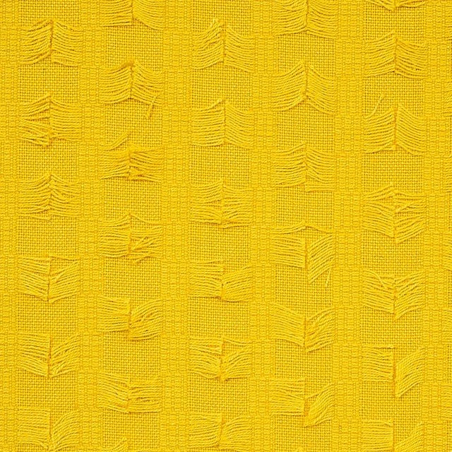 Sample - Schumacher Montego Fringe Fabric in Yellow For Sale