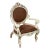 Anglo-Indian Bone-Inlaid Throne Armchair, India For Sale