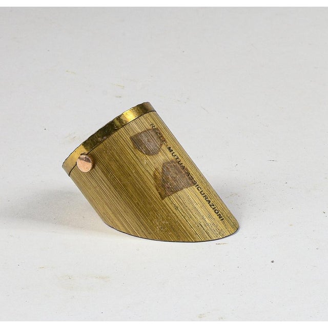 Aberdann 17-Jewel Gold-Plated Table Alarm Clock with Date, Italy, 1960s For Sale - Image 5 of 8