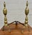 Late 20th Century Vintage Brass Federal Style Fireplace Andirons Dog Irons Fire Dogs - Pair For Sale - Image 5 of 10