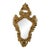 Italian Hollywood Regency Rococo Gilt Ceramic Wall Mirror Frame For Sale