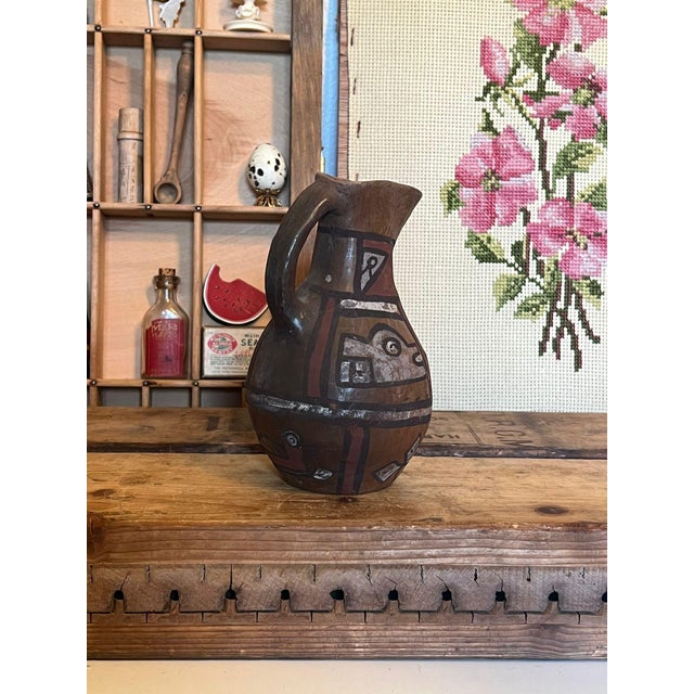 Mid-Century Modern 1970s Vintage Pottery Vase For Sale - Image 3 of 8