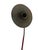 Metal Vintage Polish Bedside Lamp in Glass and Metal, 1980s For Sale - Image 7 of 9
