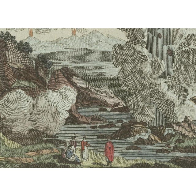 Bertuch, Iceland Geyser, Hekla and Orkney Bird Catchers, 1802, Engraving For Sale - Image 3 of 11