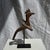 Wood Traditional Indonesian Decorative Wooden Bird on a Base with Crest For Sale - Image 7 of 17