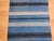 Textile Vintage Southwestern Area Rug, Handwoven Wool, Stripe Pattern, Persian Blue, 3x5 For Sale - Image 7 of 12