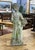 Reconstituted Stone Garden Statue Depicting a Young Woman with a Basket, 1970s For Sale - Image 3 of 4