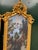 1970s French Louis XVI Gold Beech Fabric Frames 2pc For Sale - Image 6 of 18