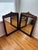 Antique pair of Mahogany Carved Mirrors by Barker Bros. Excellent condition. Heavy duty. H: 37 inches W: 25.75 inches D: 2...