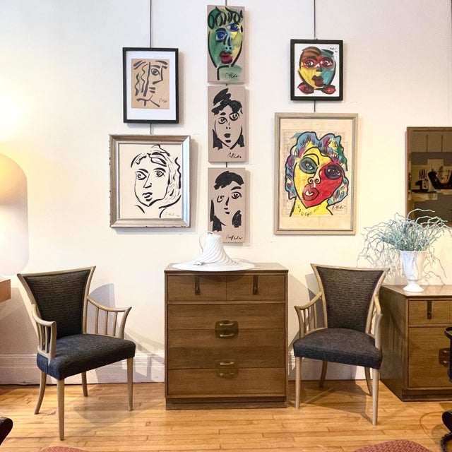 Mid 20th Century Mid Century Weiman Sculptural Wood Framed Chair For Sale In New York - Image 6 of 12