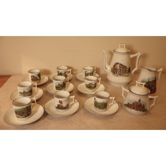 Coffee Set by Richard Ginori, 1911, Set of 12 For Sale - Image 6 of 18
