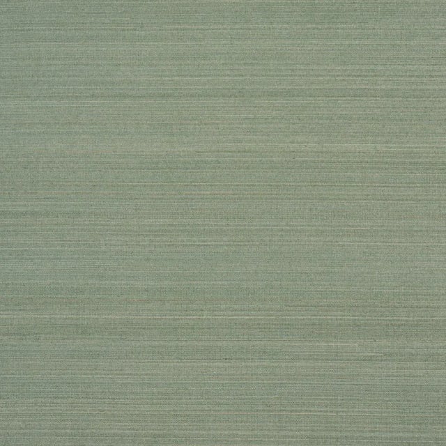 SAMPLE - Schumacher Musa Abaca Wallpaper In Seafoam For Sale